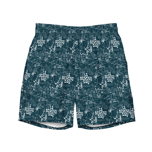 La Beachy Day Men's Swim Trunks
