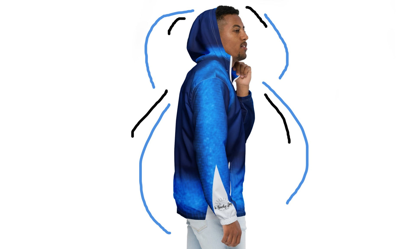 La Blue Men’s Track Windbreaker