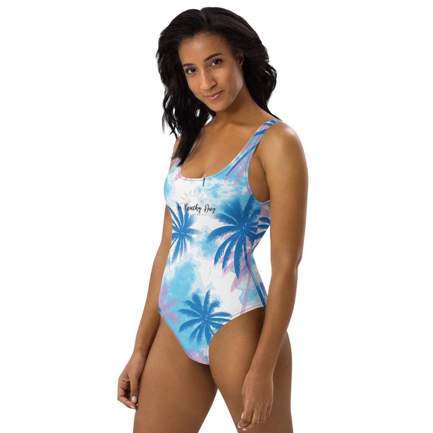 Blue One-Piece Swimsuit