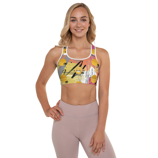 La Beachy Day Padded Sports Bra