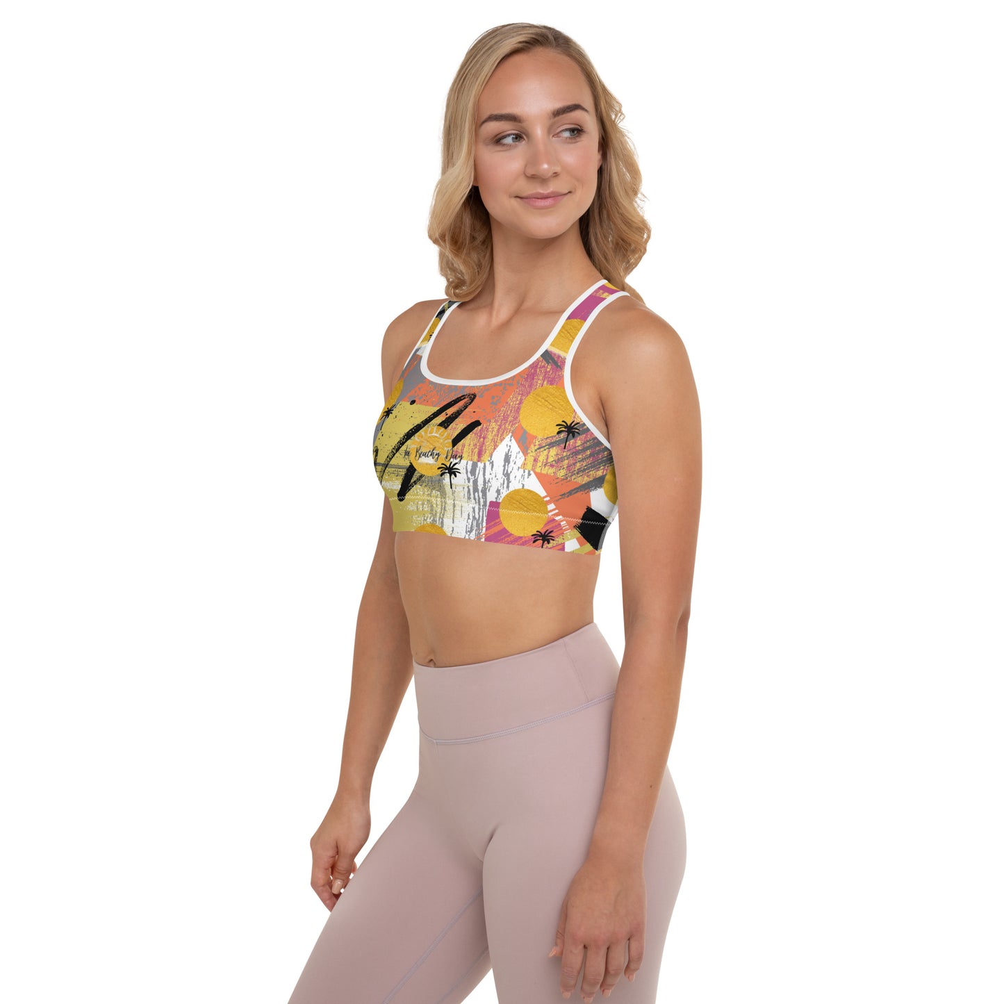 La Beachy Day Padded Sports Bra