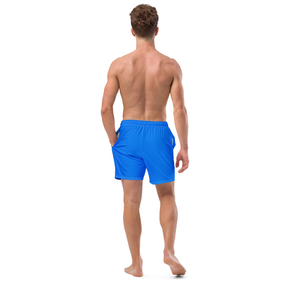 Blue Men's swim trunks