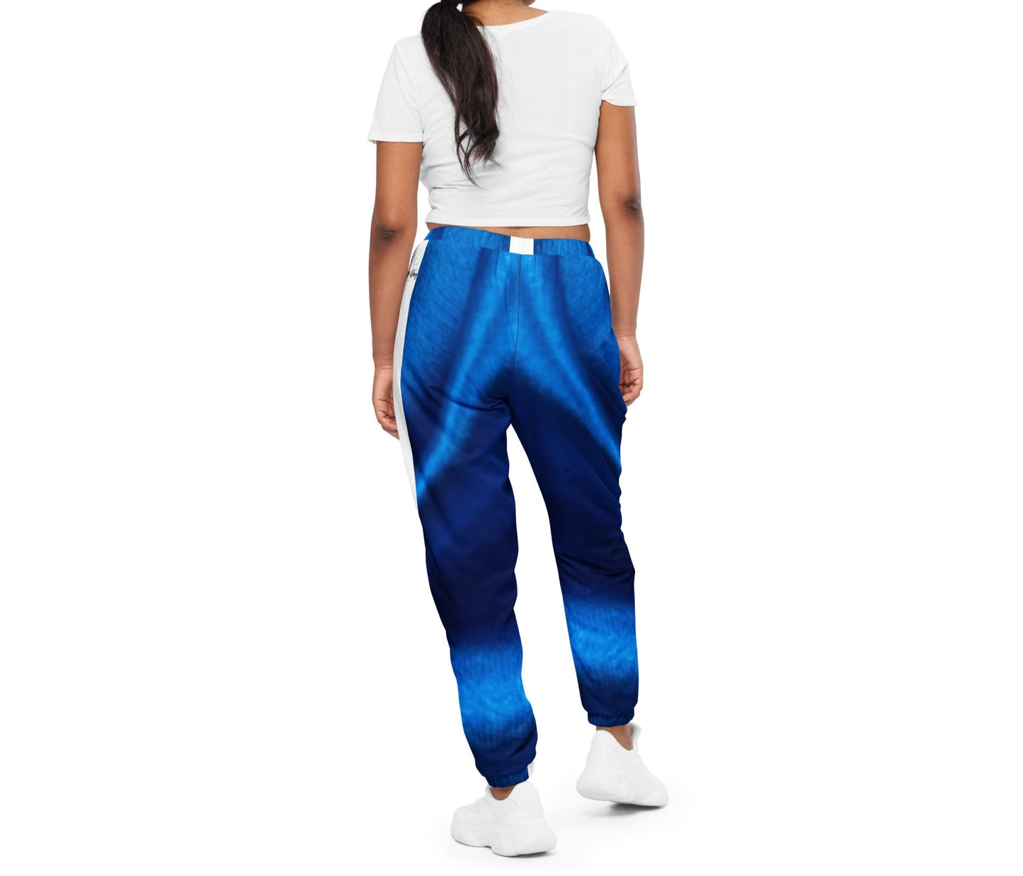 La Blue Track Pants