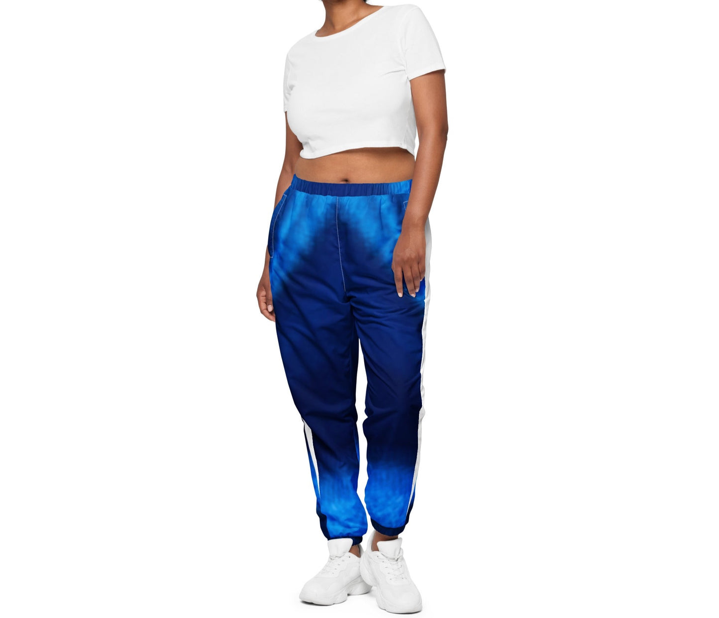 La Blue Track Pants