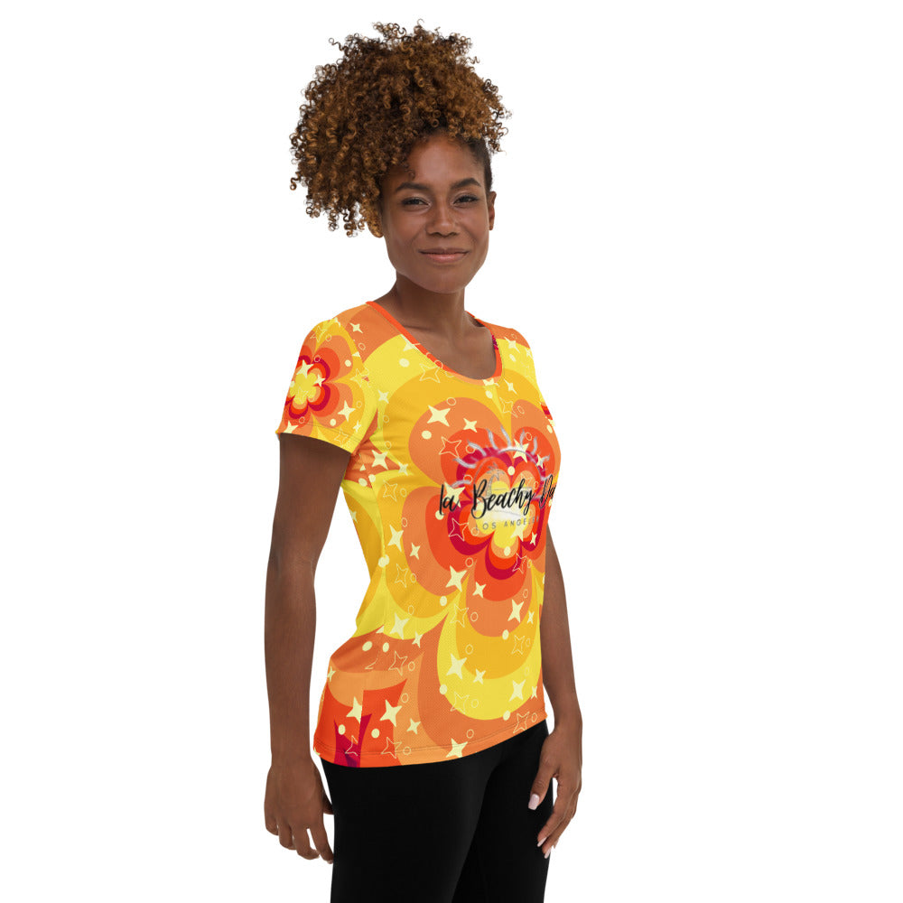 Star Meditation Women's Athletic T-shirt