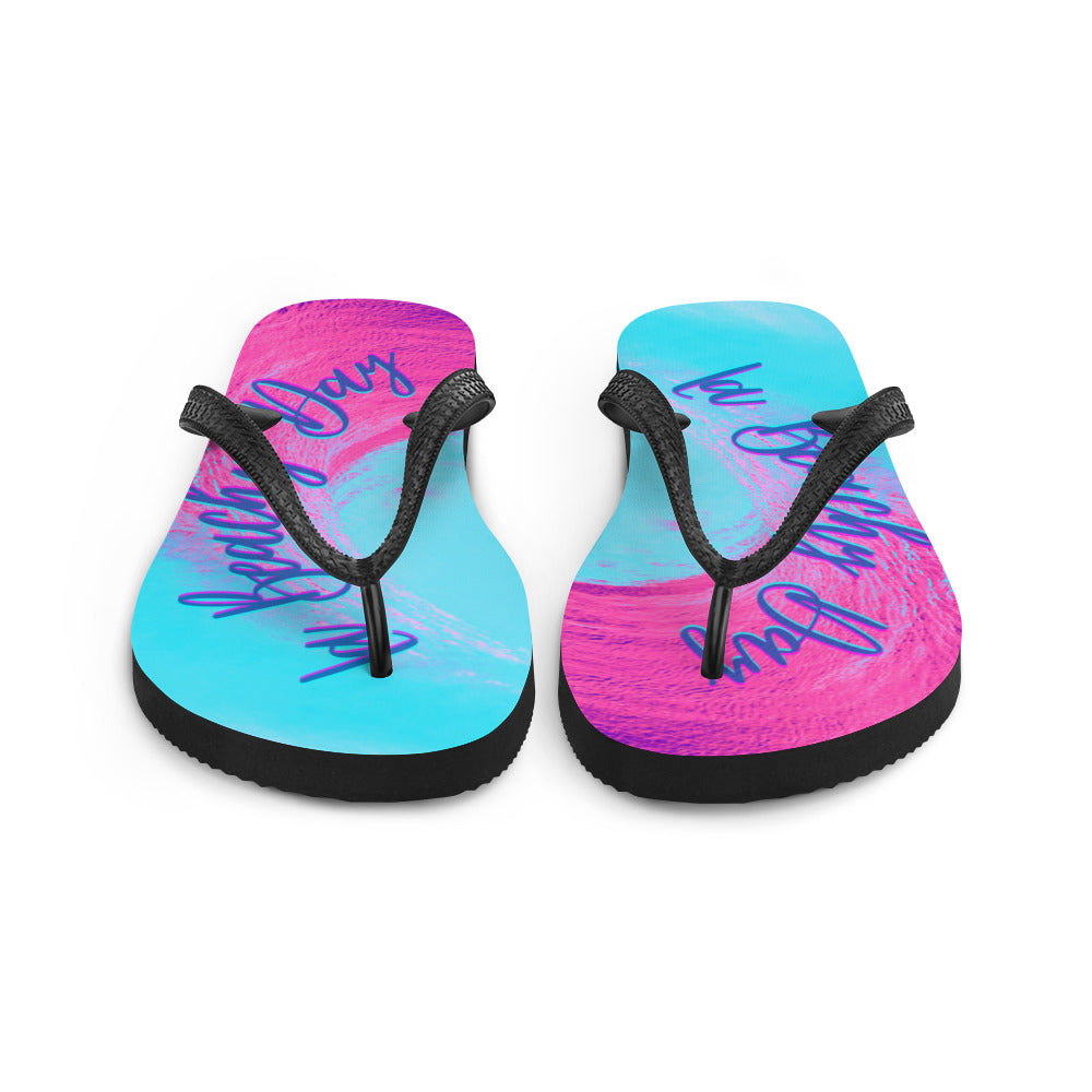 La Beachy Day Wave Flip-Flops