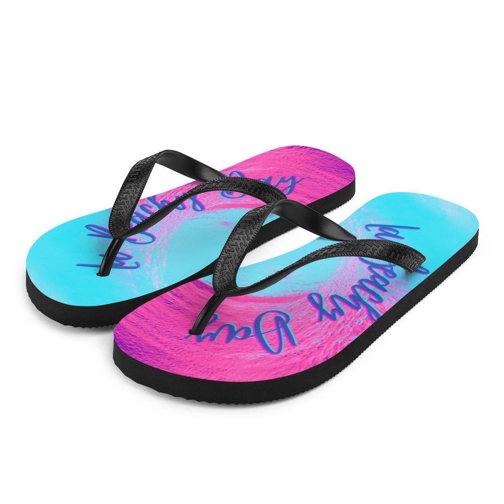 La Beachy Day Wave Flip-Flops