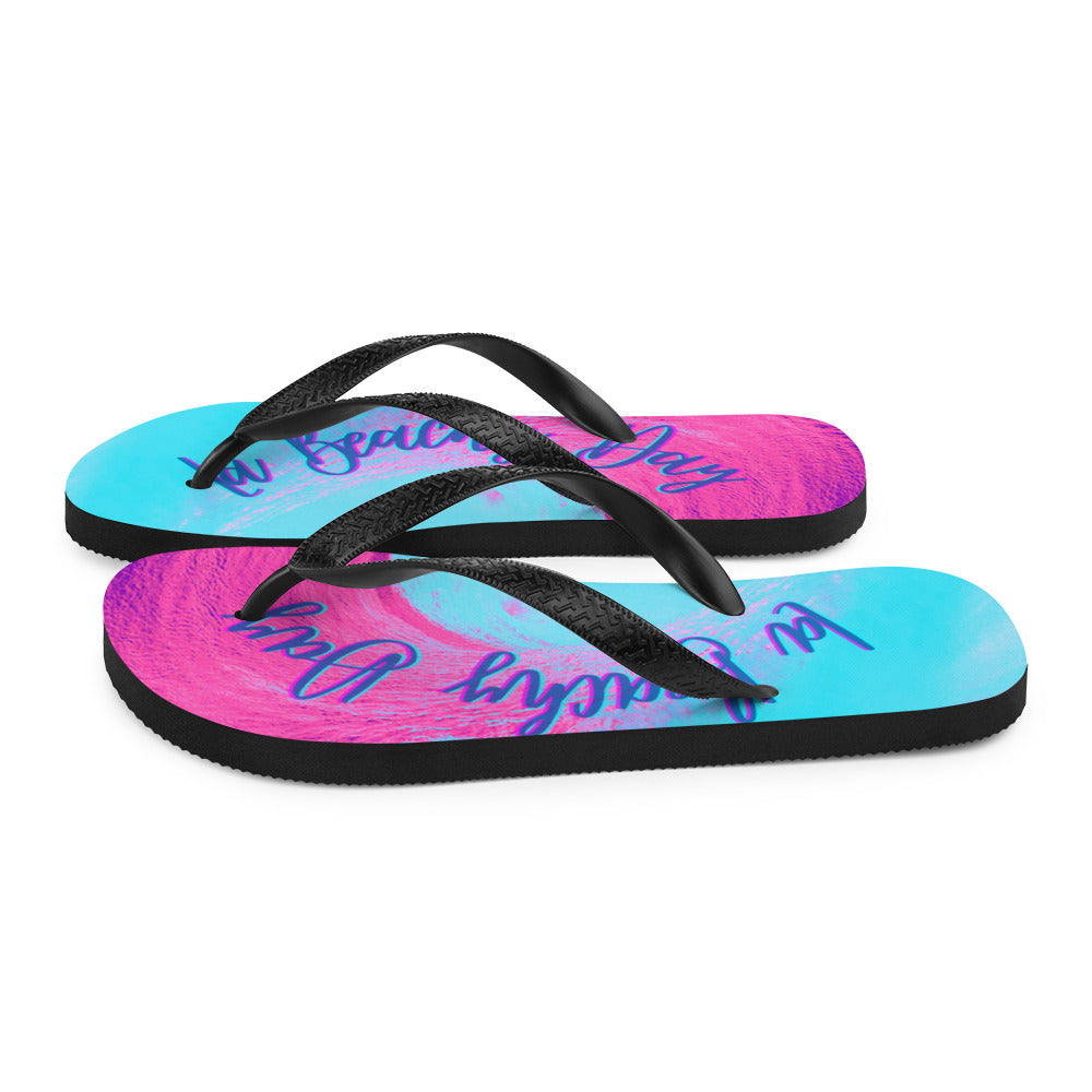 La Beachy Day Wave Flip-Flops