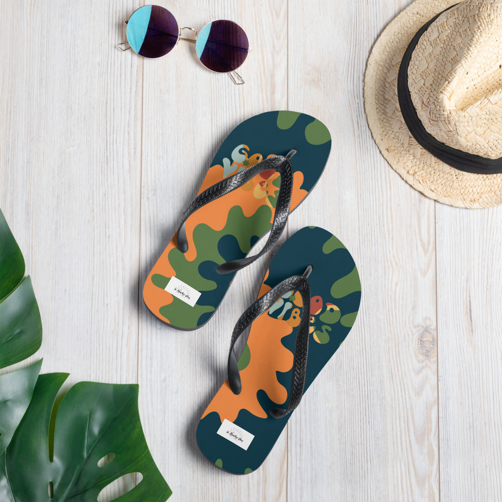 "Good Vibes" Flip-Flops
