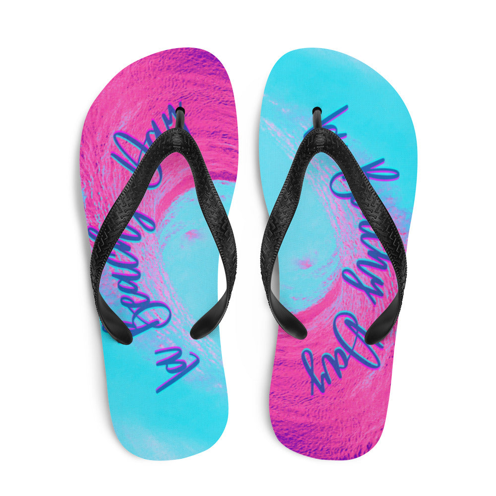 La Beachy Day Wave Flip-Flops