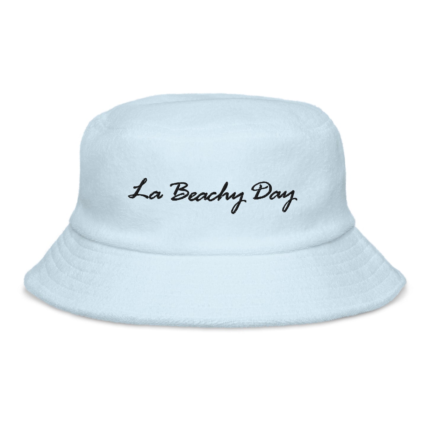 La Beachy Day Terry cloth bucket hat