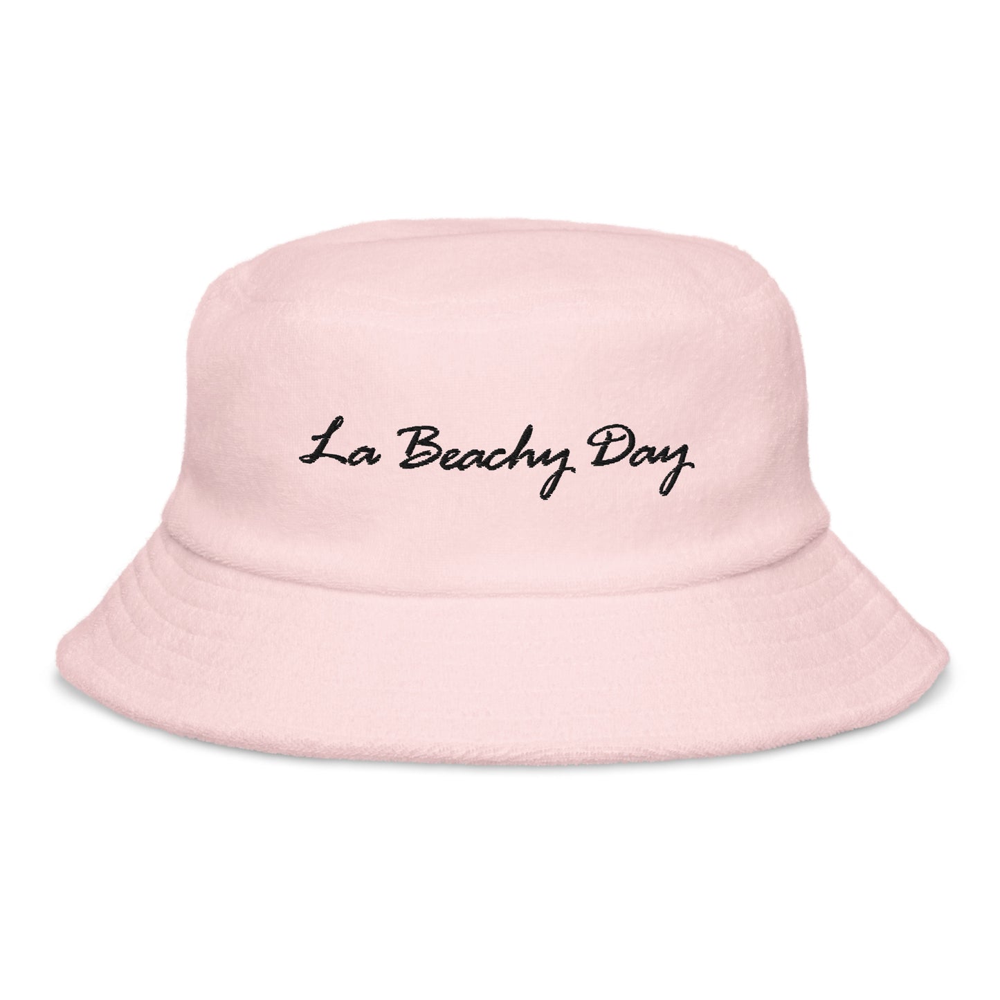 La Beachy Day Terry cloth bucket hat