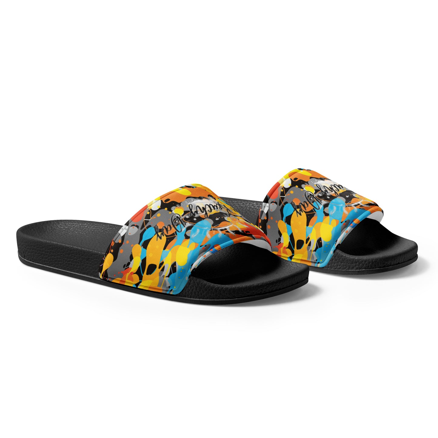 Paint Print Women's slides