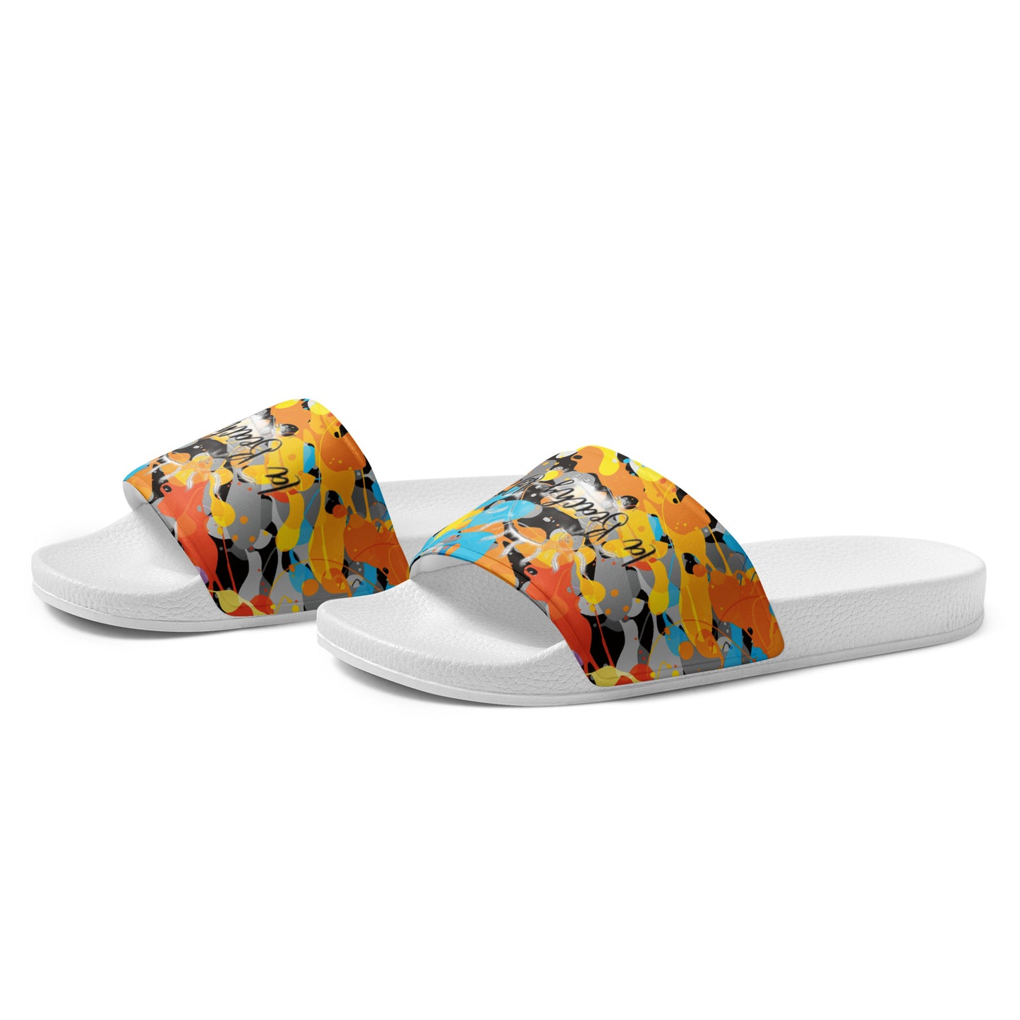 Paint Print Women's slides