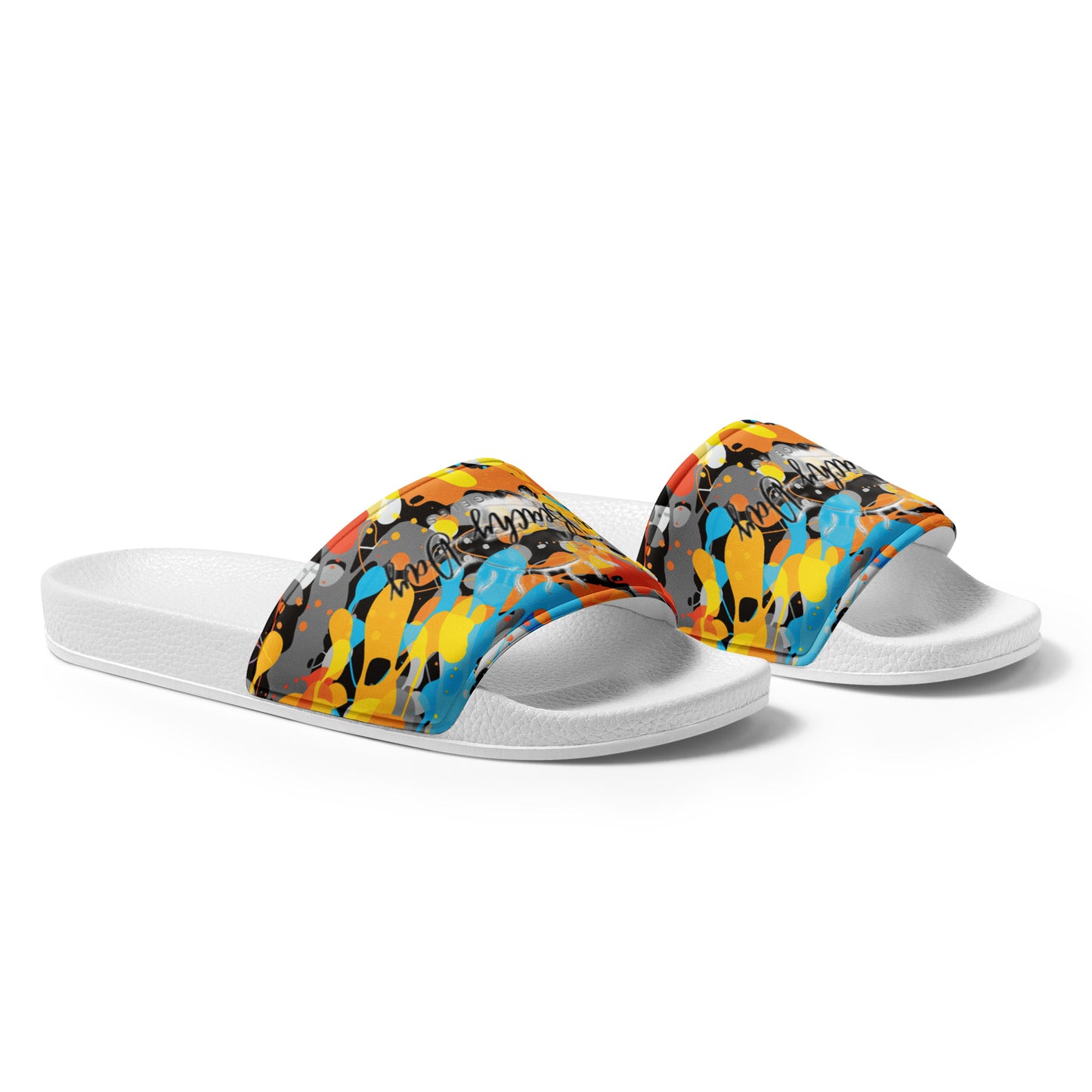 Paint Print Women's slides