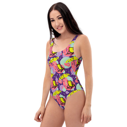 Beach Chair One-Piece Swimsuit