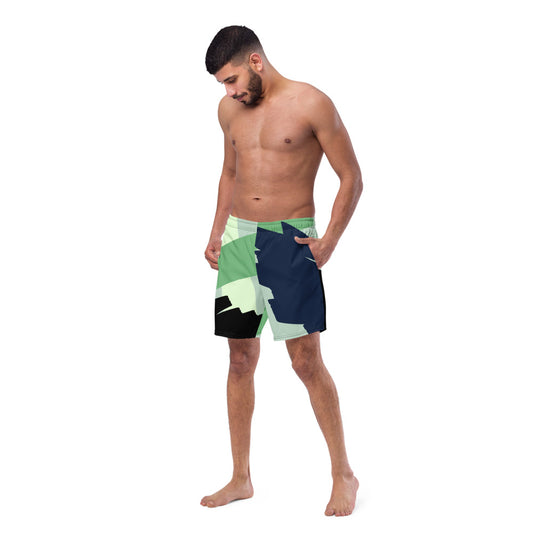 Paint Pattern Print Men's swim trunks