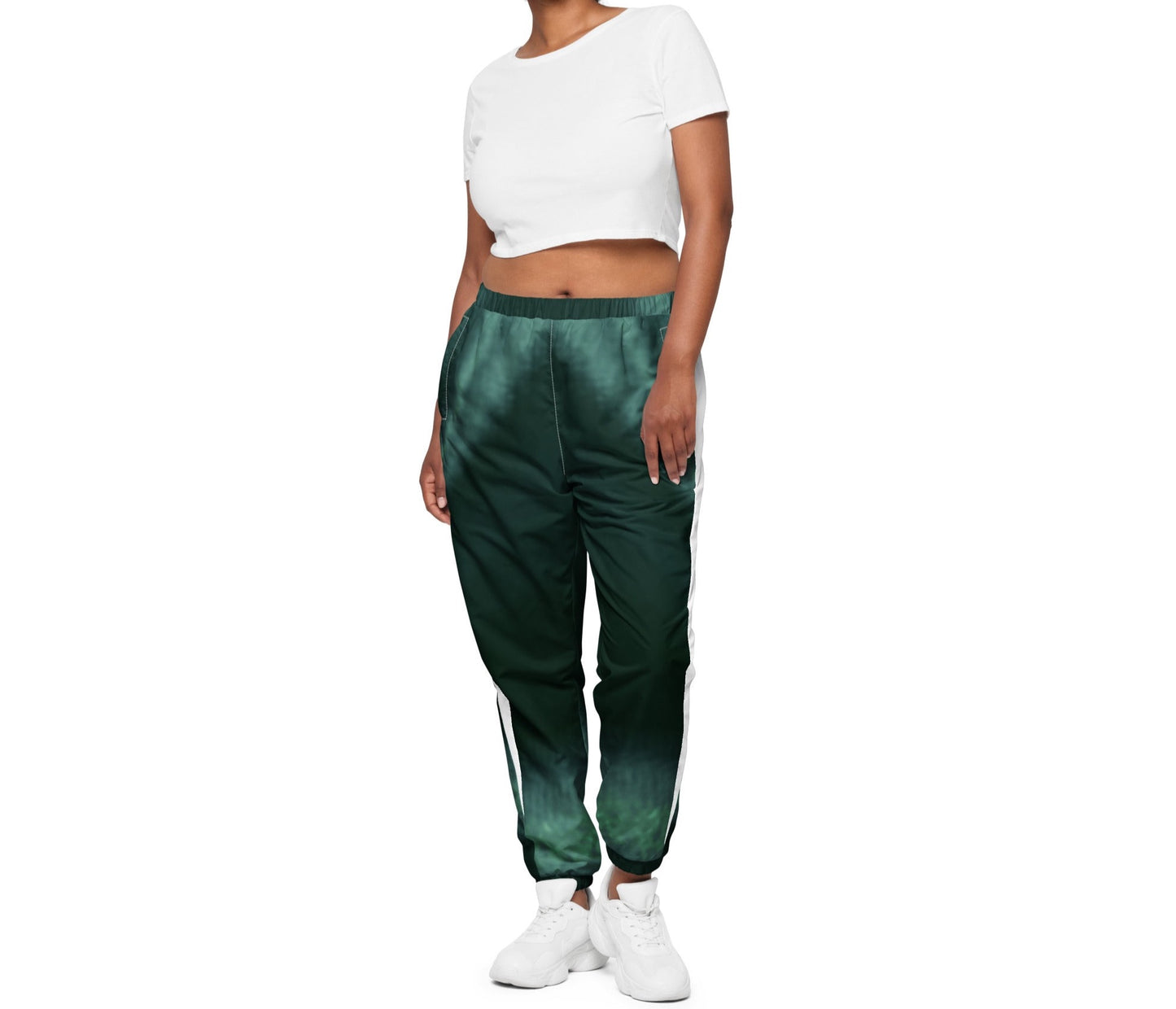 La Green Track Pants