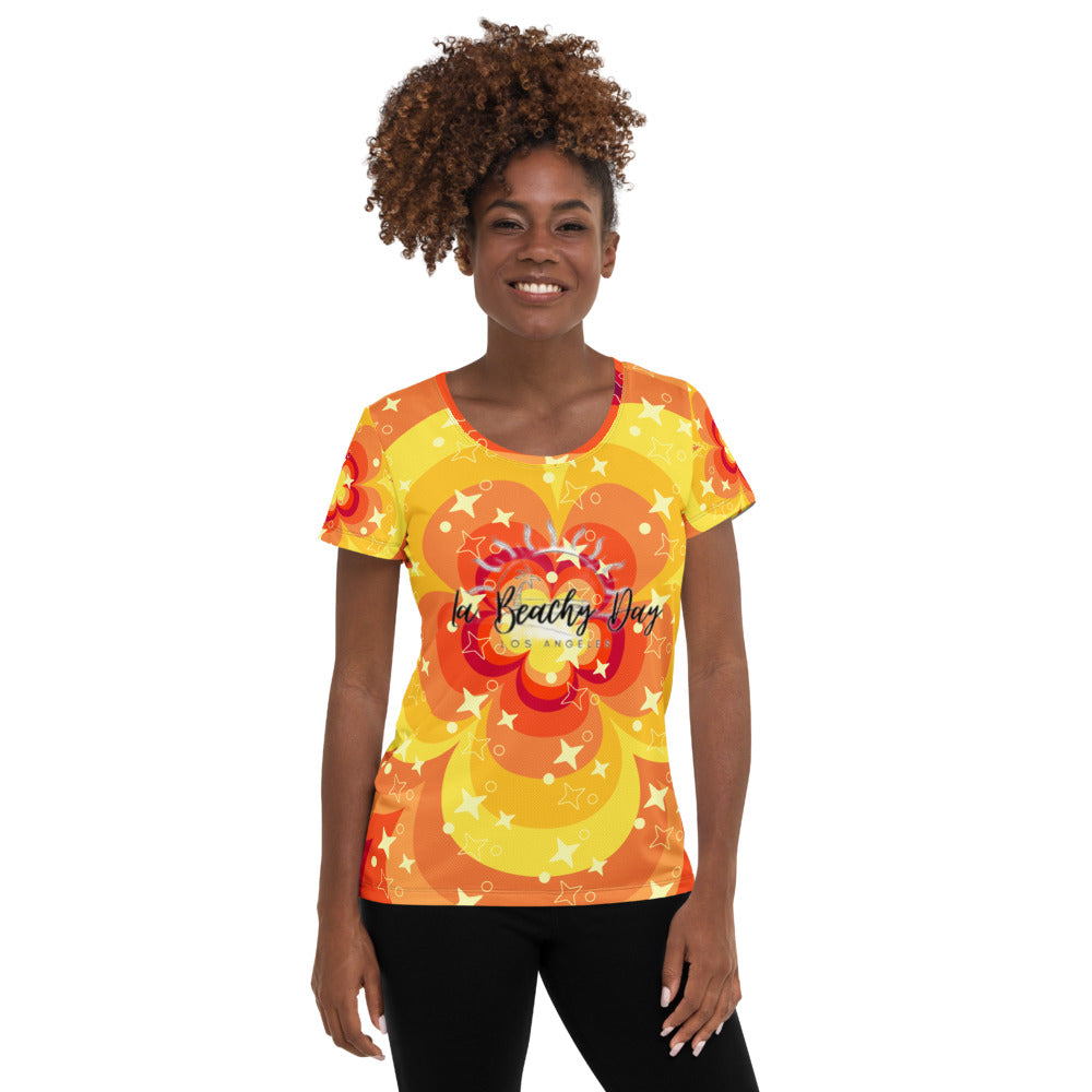 Star Meditation Women's Athletic T-shirt