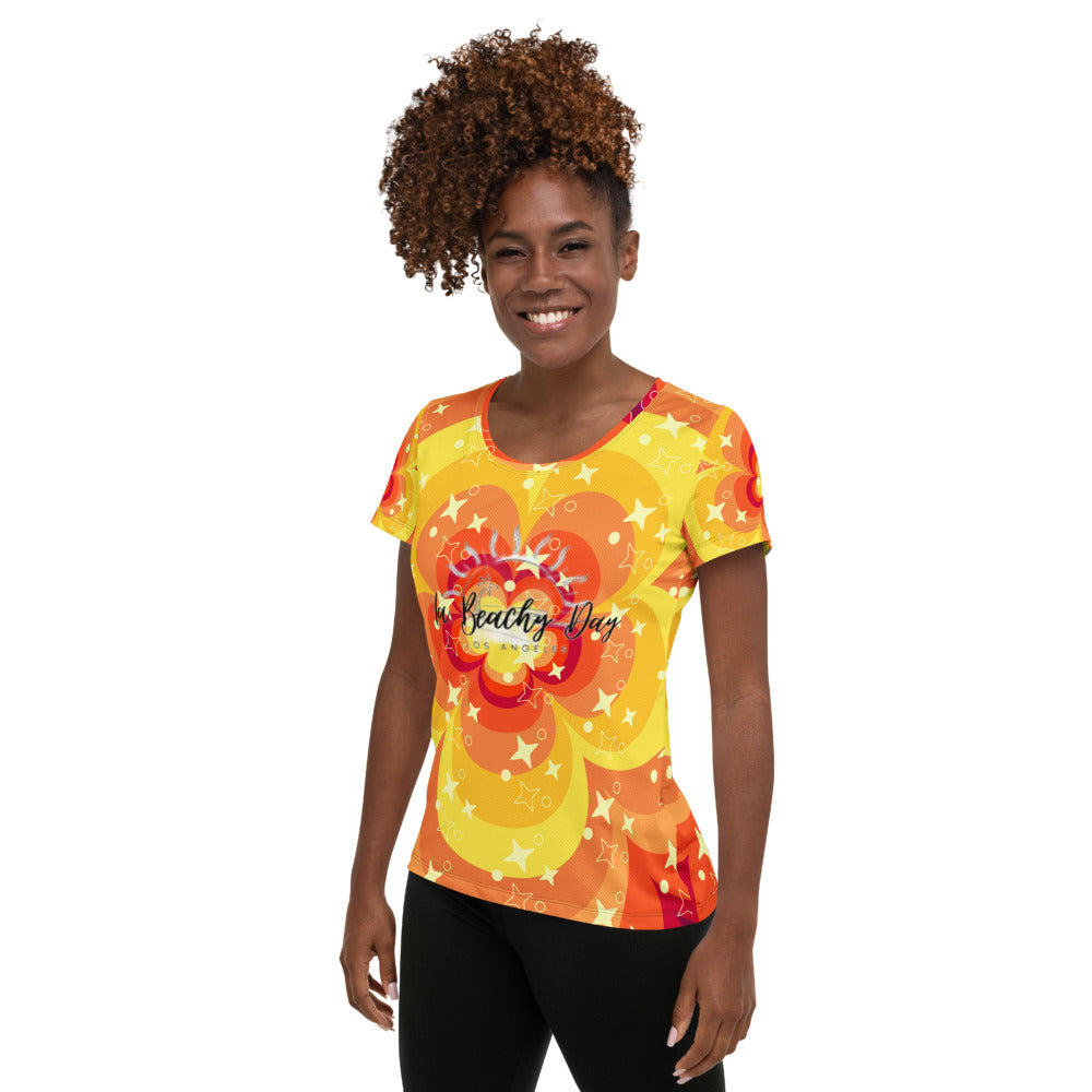 Star Meditation Women's Athletic T-shirt