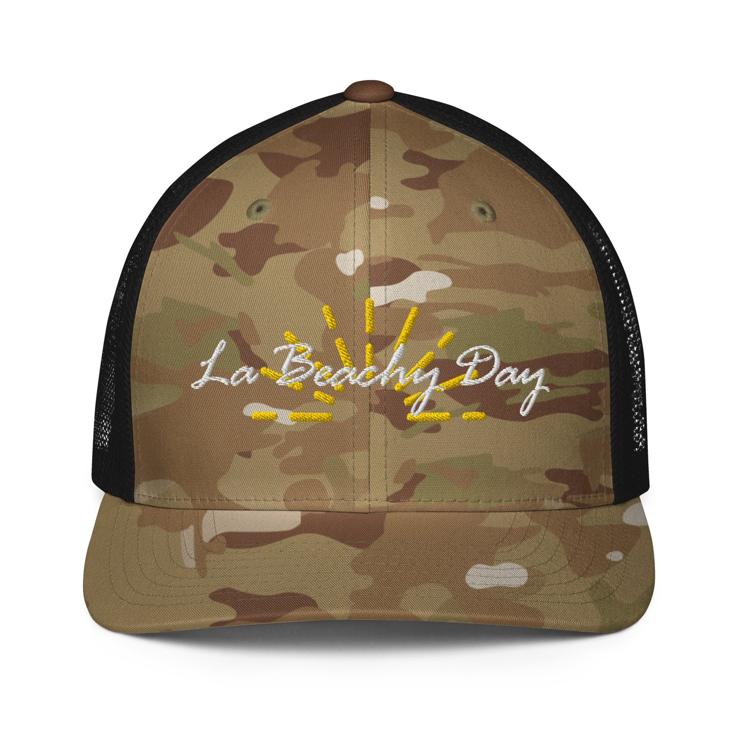 La Beachy Day Closed-back trucker cap