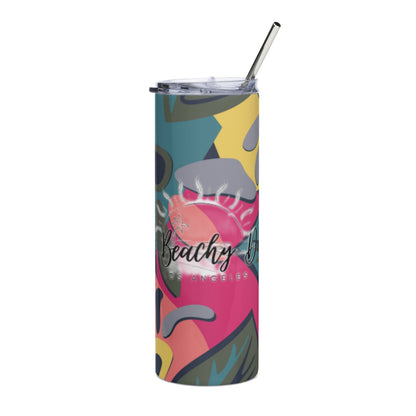 Floral Stainless steel tumbler