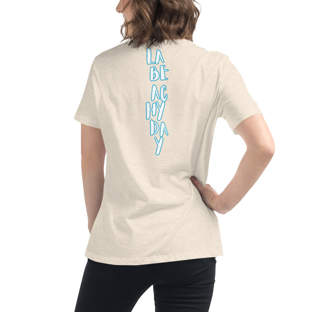 La Beachy Day Sun Day Women's Relaxed T-Shirt