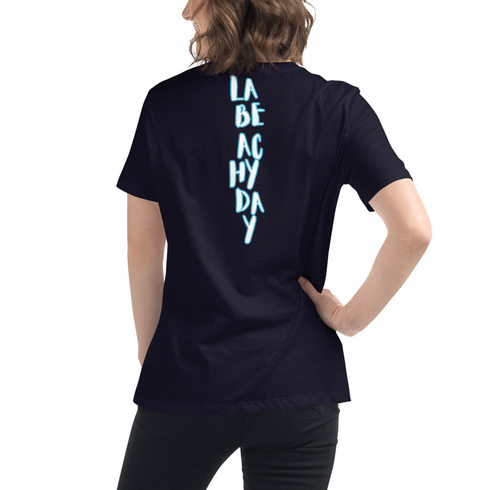 La Beachy Day Sun Day Women's Relaxed T-Shirt