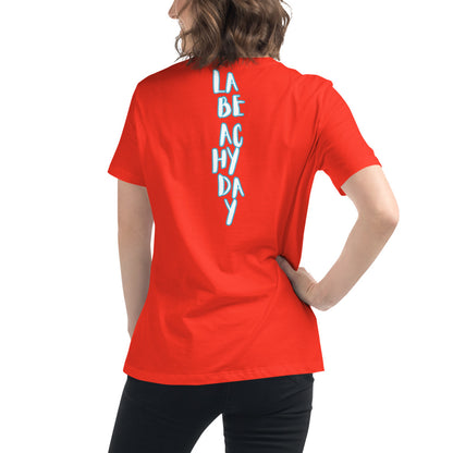 La Beachy Day Sun Day Women's Relaxed T-Shirt